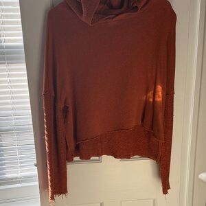 Urban Outfitters Cowl Neck Sweater in Warm Rust